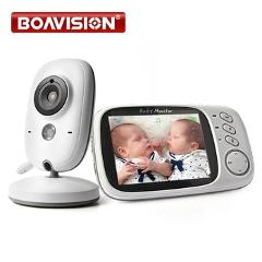 VB603 Video Baby Monitor 2.4G Wireless With 3.2 Inches LCD 2 Way Audio Talk Night Vision Surveillance Security Camera Babysitter