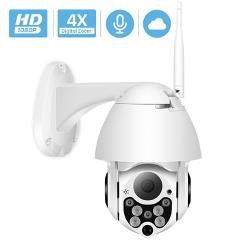 1080P PTZ IP Camera Wifi Outdoor Speed Dome Wireless Wifi Security Camera Pan Tilt 4X Digital Zoom Network CCTV Surveillance