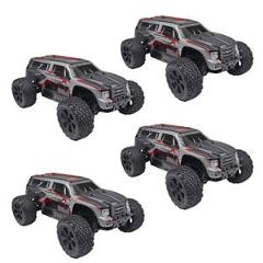 Redcat Racing Blackout XTE 1/10 Scale Electric RC Monster Truck SUV (4 Pack)