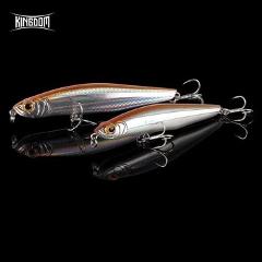 Kingdom Hot Professional Sea Fishing Lures 85mm 100mm Slow Sinking Pencil Hard Bait Good Action Wobblers Fishing Tackle baits