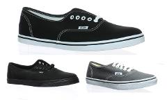 Vans Womens Authentic Lo Pro Canvas Skateboarding Shoes