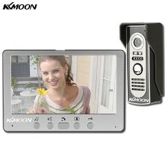 KKmoon 7'' TFT LCD Wired Video Door Phone Visual Video Intercom Speakerphone Intercom System With Waterproof Outdoor IR Camera