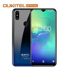 OUKITEL C15 Pro 2GB 16GB Android 9.0 Mobile Phone MT6761 Fingerprint Face ID 4G LTE Smartphone 2.4G/5G WiFi Water Drop Screen