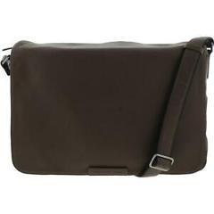 Marc by Marc Jacobs Mens Brown Pebbled Leather Messenger Bag Large BHFO 9323