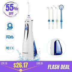 Waterpulse V400 Oral Irrigator Portable Cordless Water Dental Flosser Electric Irrigation Oral Dental Irrigators With Jet Tips