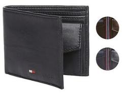 Tommy Hilfiger Men's Premium Coin Pouch Credit Card ID Wallet & Valet 31TL25X020