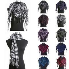 Arab Shemagh Keffiyeh Scarf Shawl Kafiya Fashion Neck Cover Head Wrap