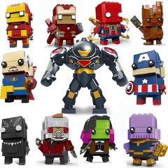 Decool Compatible legoed brickheadz avengers 3 Infinity War Marvel spuer hero Guardians brick heads headz building blocks sets