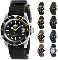 Invicta Pro Diver Automatic 42mm Canvas Strap Watch - Choice of Color