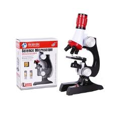 Microscope Kit Lab LED 100X-400X-1200X Home School Science Educational Toy Gift Refined Biological Microscope For Kids Child