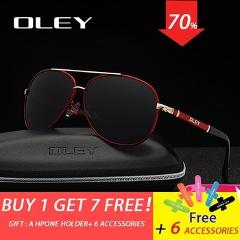 OLEY Brand Sunglasses Men Polarized Fashion Classic Pilot Sun Glasses Fishing Driving Goggles Shades For Men/Wome Y7005