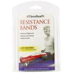 Thera-Band Latex Resistance Bands 3pc Fitness Workout Rehab Exercise Pro CHOP