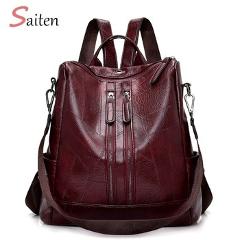 2019 Fashion Women Backpack High Quality Youth Leather Backpacks for Teenage Girls Female School Shoulder Bag Bagpack mochila