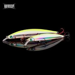 Kingdom Hot Fishing Lure Floating Minnow and Pencil Hard Lure 90mm 128mm High Quality Switchable Lips Sea Bass Fake Baits