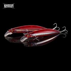 Kingdom New Professional JERKBAIT SHANKS 100mm20.7g 120mm30g Fishing Lures Minnow Wobblers Lifelike Fishing Bass Pike Baits