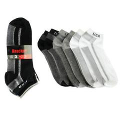 Knockers Men's 3 Pack Low Cut Spandex Socks