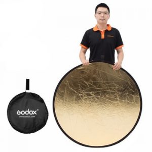 Godox 43" 110cm 2 in 1 Portable Collapsible Light Round Photography Reflector for Studio Multi Photo Disc