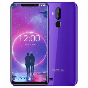 OUKITEL C12 6.18" Android 8.1 Mobile Phone MT6580 Quad Core 2G RAM 16G ROM Fingerprint 3G 3300mAh Smartphone Face ID