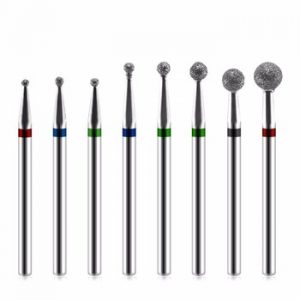 Rolabling 8 Type Diamond Nail Drill Bit Nails Drill Manicure Machine Alloy manicure Tools For Nail Work Nails Bits Diamond