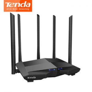 Tenda AC11 1200Mbps Dual band Wifi Router 2.4G/5G Wifi Repeater 1 WAN+3 LAN Gigabit Ports 5*6 dbi Antenna Extender 1GHz CPU