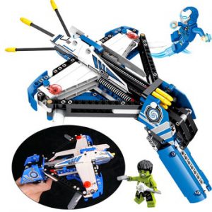 322pcs Shooting Building Blocks Compatible Legoingly Technic Gun Marveled Avengers Iron man Hulk figures Bricks children Toys