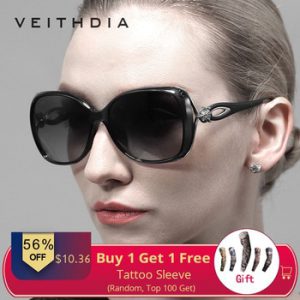 VEITHDIA Retro TR90 Sun glasses Polarized Luxury Ladies Brand Designer Women Sunglasses Eyewear oculos de sol feminino 7022