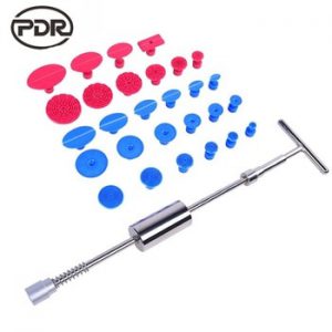 PDR Tools Reverse Hammer Paintless Dent Repair Tool Set Dent Puller Slide Hammer Glue Tabs Fungi Suction Cup for Dent Remove