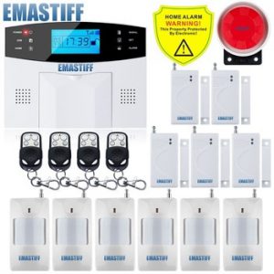 Free Shipping!IOS Android APP Control Wireless Home Security GSM Alarm System Intercom Remote Control Autodial Siren Sensor Kit