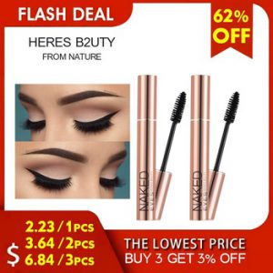 NEW HOT-SELL Brand HERES B2UTY 3D Fiber Long Lash Waterproof Mascara Lengthening Thick Cosmetics Black 3D Mascara High Quality