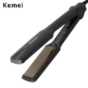 Kemei professional hair straightener straightening iron pranchas de cabelo curling irons styling tools chapinha ionic flat iron