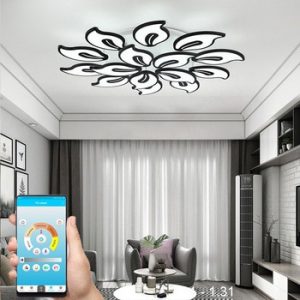 White Acrylic Modern LED Chandelier For Living Room Bedroom LED Lustres Large Ceiling Chandelier Lighting Fixtures AC85-260V