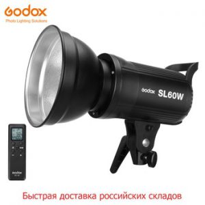 Free DHL Godox LED Video Light SL-60W 5600K White Version Video Light Continuous Light Bowens Mount for Studio Video Recording