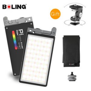 Boling BL-P1 RGB P1 2500K-8500K Dimmable Full Color LED Video Light Photography Video Studio DSLR Camera Light for Vlogging Live