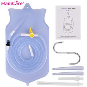 Enema Bag Sets for Colon Cleansing with Silicone Hose Health Anal Vagina Cleaner Washing Enema Kit Flusher Constipation Wash