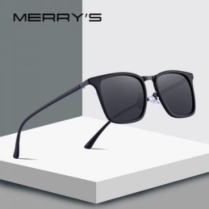 MERRYS DESIGN Men Square Polarized Sunglasses For Driving Outdoor Sports Ultra-light Series UV400 Protection S8131