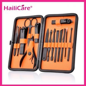 15 in 1 Nail Clipper Kit With Case Nail Care Set Pedicure Cutters Scissor Tweezer Knife Professional Manicure Set Tools