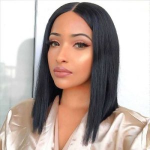 Ali Grace Short Blunt Cut Bob Wig For Black Women 613 Bob Wig Brazilian Remy Hair Short Lace Front Human Hair Wigs