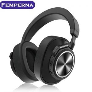 Femperna Bluetooth 5.0 Wireless Headphones For Phones And Music With Face Recognition Earphones Active Noise Cancelling Headset