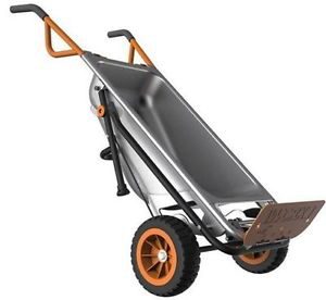 WORX WG050 Aerocart 8-in-1 2-Wheel Wheelbarrow/Garden Cart/Dolly