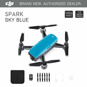 DJI Spark Sky Blue Quadcopter Drone - 12MP 1080p Video