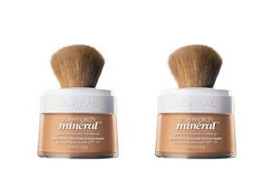 LOreal Paris Makeup True Match Loose Powder Mineral Foundation Natural Beige 2pk