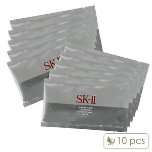 10PCS SKII SK2 Whitening Source Derm-Revival Program Brightening Masks#9763_10