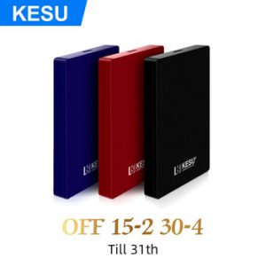 KESU 2.5" External Hard Drive Disk 120G 160GB 250GB 320GB 500GB 750GB 2TB 1TB HDD disco duro externo for Laptop/Mac/PS4/Xbox One