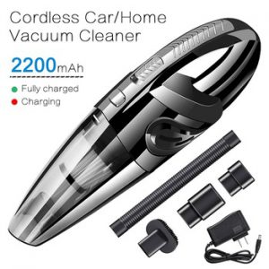 3500PA Portable Handheld Home / Car Vacuum Cleaner USB Rechargeable Cordless Wet Dry HEPA Filter for  Pet Hair Dust Cleaning