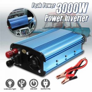 KROAK 3000W DC 12/24/48V/60V To 220V Solar Power Inverter Converter for road trips vacations outdoors