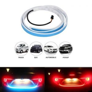 120cm 150cm LED Dynamic Streamer Blue&Red&Yellow Turn Signal Tail Box Trunk Lights Luggage Compartment Tailgate LED Warning LAMP