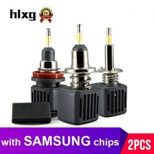 hlxg With SAMSUNG CSP Chip H4 Led H7 4 Sides 9005 HB3 LED H11 H8 H1 Bulb Car lights 10000LM 6500k Fog Lights led Automotivo 12V