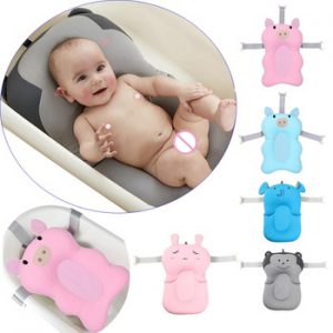 Baby Shower Bath Tub Baby Foldable Baby Bath Tub Pad & Chair & Shelf Newborn Bathtub Seat Infant  Support Cushion Mat Bath Mat