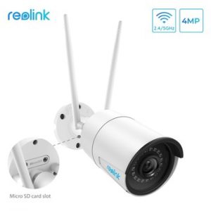 Reolink 4MP wifi camera outdoor 2.4G/5G HD IP Cam Wireless Weatherproof Security Night Vision Camera RLC-410W