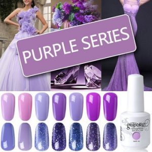 Elite99 15ml Purple Color Series Gel Nail Polish Soak Off UV Gel Varnish Nails Gellak Semi Permanent Hybrid Nail Art Gel Polish